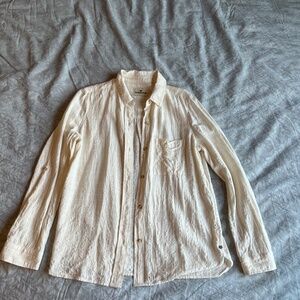 Women’s normal brand  shirt windowpane pattern  size small.